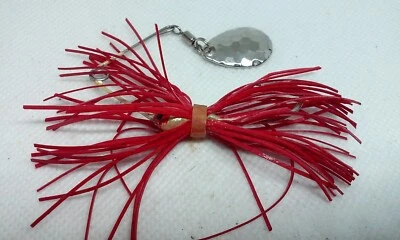 Señuelo de pesca vintage Bomber Mini Whacker Spinner Bait rojo/dorado Spinnerbait 1/6 oz Foto 1 de 4