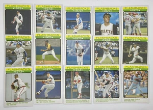 2022 Topps Heritage 1973 BASEBALL FLASHBACKS 15-Card Insert Set CLEMENTE-RYAN+ - Picture 1 of 1