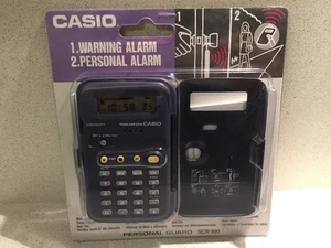 CASIO SCR-100 CALCULADORA CON RELOJ Y ALARMA DE SEGURIDAD - Imagen 1 de 3