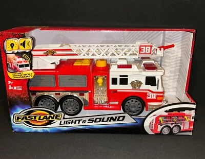 FAST LANE FIRE TRUCK **NEW*** Working Water Hose/ Light&Sound - Image 1 of 2