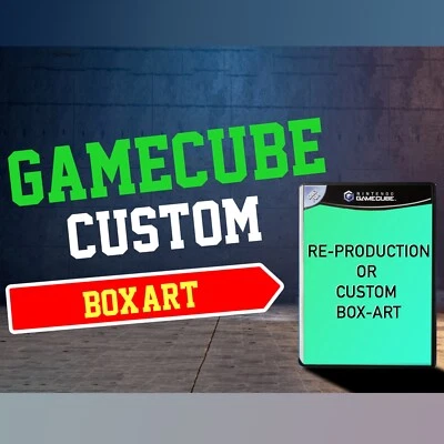 Nintendo Gamecube Sleeve Slip Artwork. Sized to fit the box cases. Boxart case - Image 1 of 4