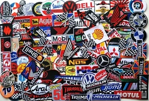 Aplique de costura aleatoria de hierro bordado en parche patrocinador de parche para patrocinador de carreras - Imagen 1 de 15