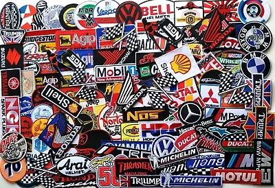Wholesale Patch Sponsor Racing Embroidered Iron On Patch Applique Sew Random - Image 1 of 4