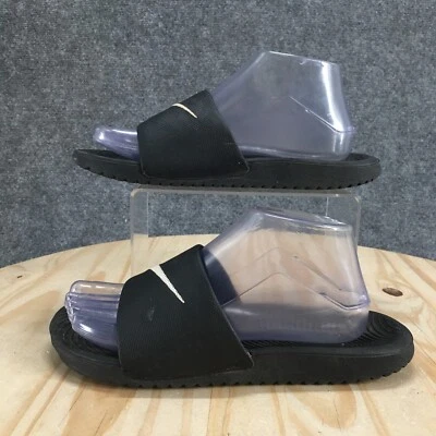 Nike Sandal Youth 6Y Black Kids Kawa Slides Slip On Open Toe Casual Comfort - Image 1 of 4