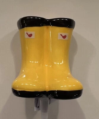 A292 ~ Нора Флеминг мини ~ St Jude ~ «Jumpin' лужи» ~ желтый ботинки ~ новый - Изображение 1 из 4