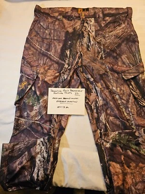 Pantalón de caza Browning Wasatch Big Game para hombre XL roble musgo camuflado - ¡Excelente! Foto 1 de 4