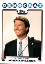 2008 Topps Presidential Campaign John Edwards #C08-JE B499