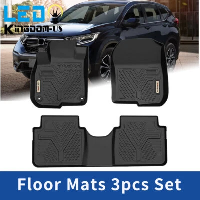 Floor Mats for 2017- 2022 Honda CR-V CRV All Weather Anti-Slip TPE Floor Liners - Image 1 of 4