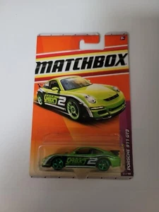 2011 MATCHBOX PORSCHE 911 GT3 Green Sports Cars - Picture 1 of 3