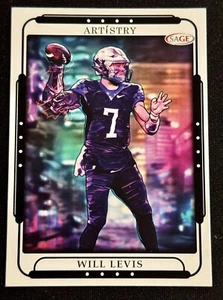 2023 SAGE ARTISTRY BLACK #124 Will Levis - Picture 1 of 2