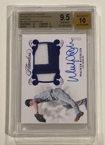 Walker Buehler | BGS 9.5 AUTO 10 2018 Panini Flawless Sapphire #/15 *POP 1* RC - Picture 1 of 2