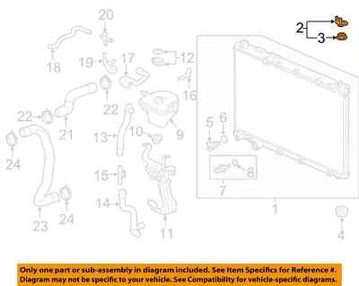 NUEVO OEM 17-22 HONDA CR-V Conjunto de componentes de radiador Soporte superior 74171-TLA-A01 Foto 1 de 4