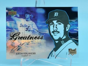 JUSTIN VERLANDER 2006 Upper Deck 'Clear Path to Greatness' Rookie AUTO - Picture 1 of 3