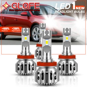 LED Headlight Bulbs 6000K 50W for Chevy Malibu Impala H11 H9 High Low Beam Light - Picture 1 of 7