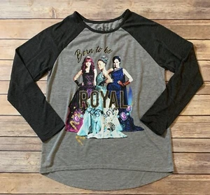 Girls’ Disney Descendants Gray Long Sleeve Shirt Size XL - Picture 1 of 2