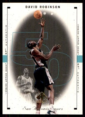 1998-99 SP Authentic David Robinson San Antonio Spurs #76 - Image 1 of 2
