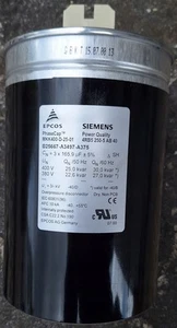 Siemens EPCOS PhaseCap MKK400-D-25-01 25 kVAr 400 VAC 3-Phase Delta Power Capaci - Bild 1 von 4