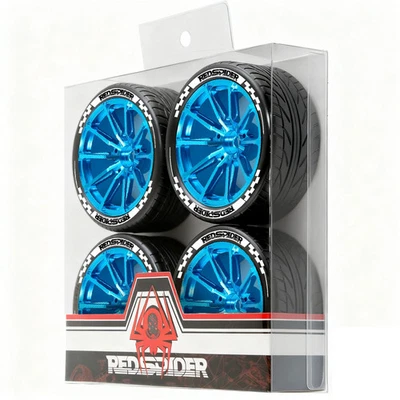 Llantas de metal 4 piezas cubo neumáticos de 12 mm para HSP Tamiya HPI Kyosho HPI Kyosho Redcat Foto 1 de 4