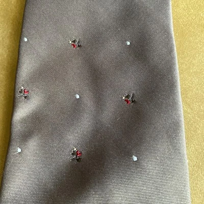 Van Heusen мужской винтажный галстук светло-коричневый EduRed сердце цветы классический свадьбы - Изображение 1 из 4