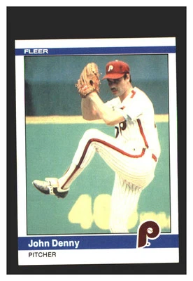 1984 Fleer #27 John Denny Philadelphia Phillies NM-MT - Image 1 of 2