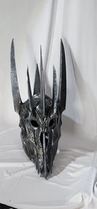LORD OF THE RINGS - SAURON HELMET - 3D PRINTED  Wearable, Over 27" Tall - Picture 1 of 2