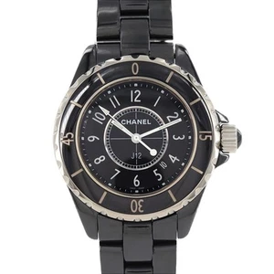 Authentic CHANEL J12 33mm Ceramic H0682 ceramic Quartz #230-000-023-1977 - Picture 1 of 9
