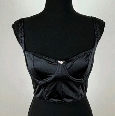 Nuevo SKIMS Balconette Corsé Sujetador Top Negro XS NUEVO CON ETIQUETAS Extra Pequeño Foto 1 de 4