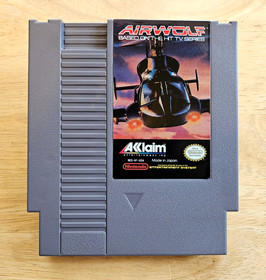 NES - Airwolf - BUONE condizioni - (testato e garantito) Air Wolf gioco Nintendo