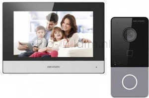 Hikvision - DS-KIS603-P - Tür Intercom Kit - WiFi & Ethernet - Mit 7 Zoll BIld - Bild 1 von 1