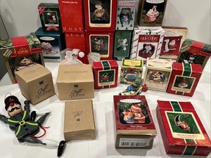 hallmark ornament lot huge Mouse Avon House Of Lloyd Lil Chimer Heirloom 24 Pc - Imagen 1 de 14