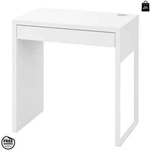 IKEA MICKE Desk White 73x50cm Small Computer Table Study Workstation Home Office - Picture 1 of 6