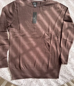 Maglione pullover girocollo donna Worthington Easton marrone - taglia M - nuovo con etichetta - Foto 1 di 9