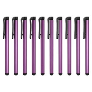 10pcs Stylos pour Écrans Tactiles Universel Capacitif Crayon Sensibilité Violet - Photo 1 sur 7