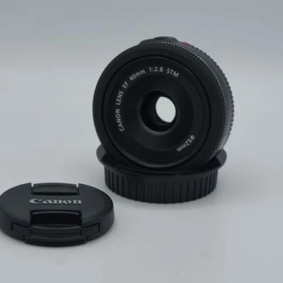Canon EF 40mm f/2.8 STM Pancake Lens AF Good Condition From Japan - Image 1 of 4
