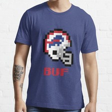 TheArmorsmith.com Buffalo Bills NFL 8-bit Super Tecmo Bowl NES Nintendo T-Shirt