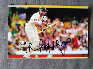 Australia Cricket Legend Mike Hussey Signed Photo - Picture 1 of 1