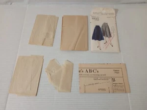 Vogue Pattern 7523 1953 Skirt Easy To Make Vintage 1950s - Picture 1 of 6