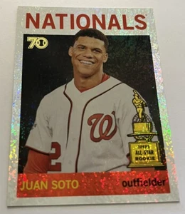 2021 Topps All Star Rookie Cup, #54 Juan Soto Holofractor 21/99 - Picture 1 of 5