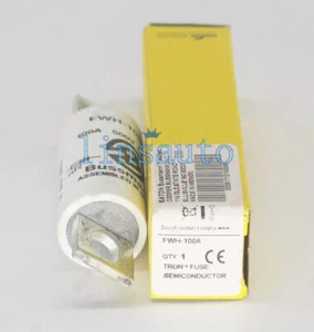 1PC FWH-100A Bussmann 100 Amp (100A) 500V Fast Acting Fuse New - Picture 1 of 1