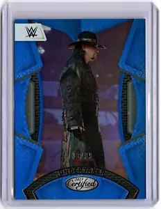 Undertaker 2023 Panini Chronicles Certificato WWE Blue Foil #224 Legends #39/99 - Foto 1 di 2