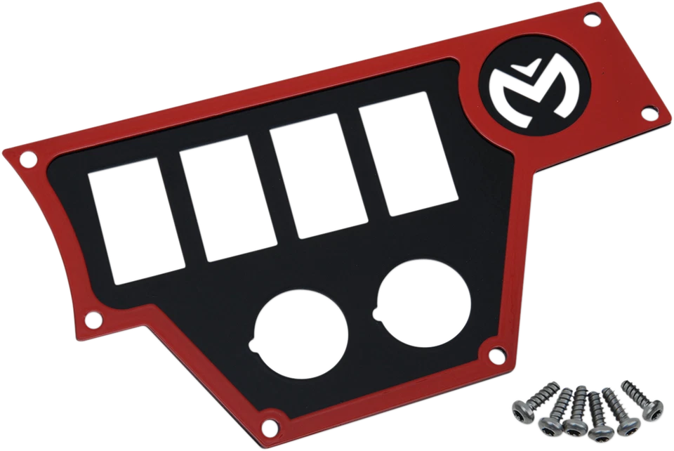 Placa de tablero grande roja derecha RZR para Polaris RZR 900 2015-2019 4x4 MOOSE UTILITARIO Foto 1 de 1