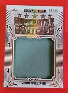 CARTOLINA GUARDAROBA RELIQUIA INDOSSATA Robin Williams #d58/80 2021 POP CENTURY MORK & MINDY - Foto 1 di 2