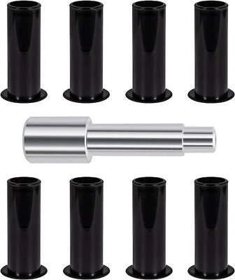 Kit de revestimientos de pasadores de bujes de bisagra de puerta Delrin para Jeep Wrangler JKU 2007-2019 4 puertas Foto 1 de 4