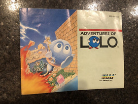 ADVENTURES OF LOLO MANUALE ISTRUZIONI GAME BOOK NINTENDO NES HQ