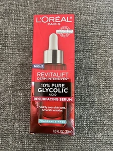 New L'Oréal Paris Revitalift 10% Pure Glycolic Acid Serum 1 oz Bottle - Picture 1 of 4