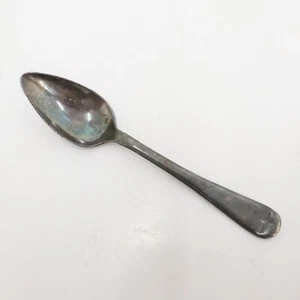 Cuchara de pomelo chapada en plata vintage borde dentado Rutler Inglaterra Epsna - Imagen 1 de 6