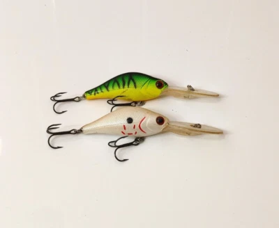 (2) River2Sea Hi Dep 摇摆 Cnk 65 摇摆饵 鱼饵 批量 2 件 — 第 1/3 张图片