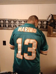 Dan Marino #13 Miami Dolphins Football NFL Wilson Jersey Size Large Vintage 90s - Picture 1 of 1