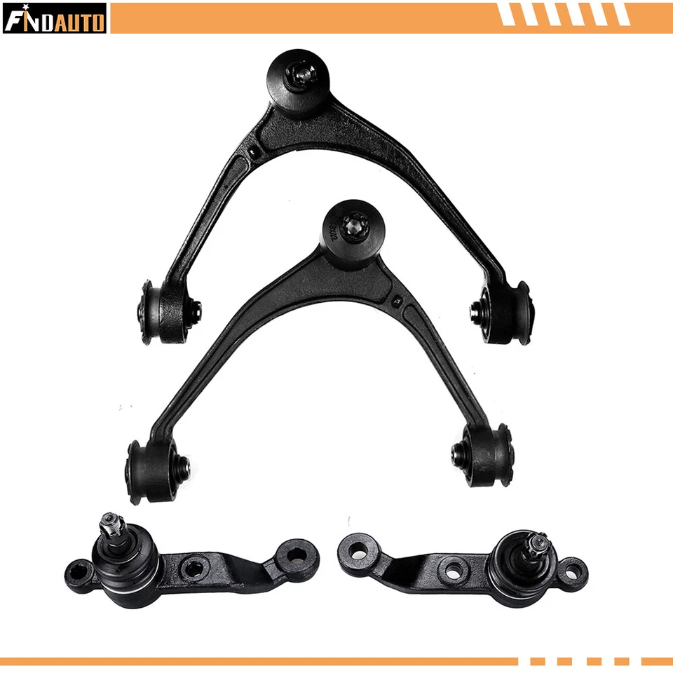 Fits 1998-2005 Lexus GS300 Front Upper Control Arms Lower Ball Joints 4PCS Kit - Image 1 of 1