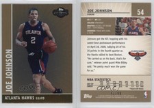 2008-09 Topps Co-Signers Gold Foil /99 Joe Johnson #54